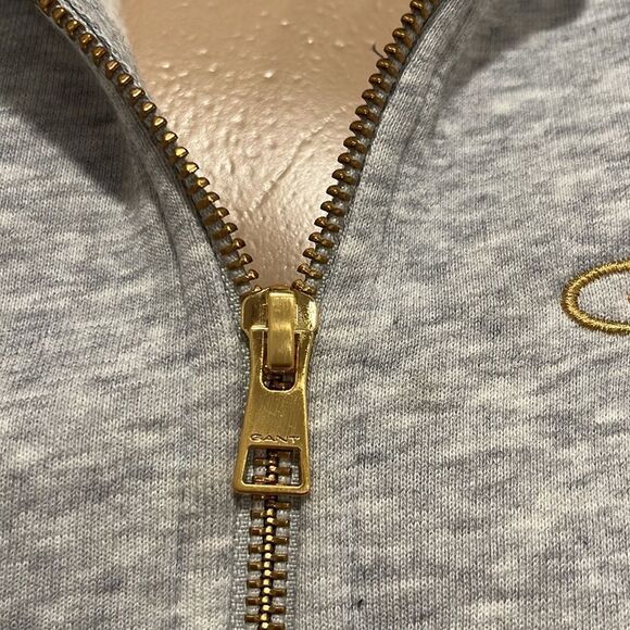 Gant collegiate grey zip up hoodie - Picture 3 of 8